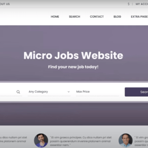 Freelancer & Micro Job Marketplace Website